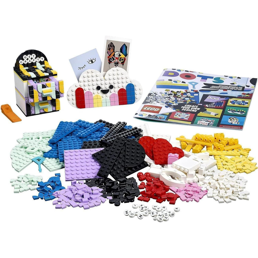 Dark Slate Gray LEGO DOTS Creative Designer Box 41938 - Unlimited Creativity THE DREAM FACTORY 81ZTUWCOZEL._AC_SL1500.jpg Building and Construction