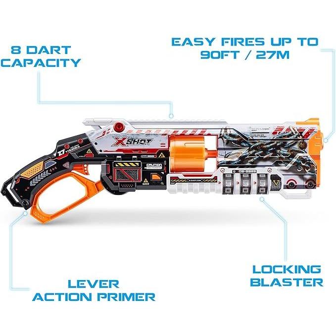Dark Slate Gray Zuru X Shot Skins Lock Gun 36606 Toyzoona 81eE5fZCz_L._AC_SX679.jpg Battling Toys