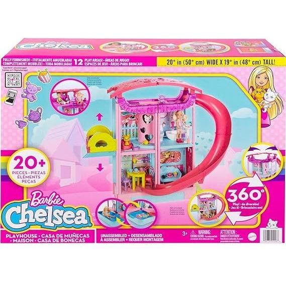 Thistle Barbie Chelsea Playhouse with Slide Online Purchase 81lvJP-Wq9L._AC_SX569.jpg Dolls and Playsets