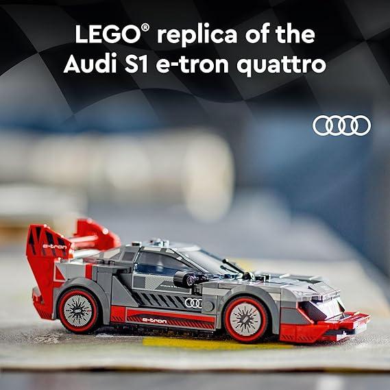 Dark Slate Gray Lego 76921 Audi Tron Quattro Race Car THE DREAM FACTORY 81mULWuop_L._AC_SX569.jpg Building Sets and Construction Toys