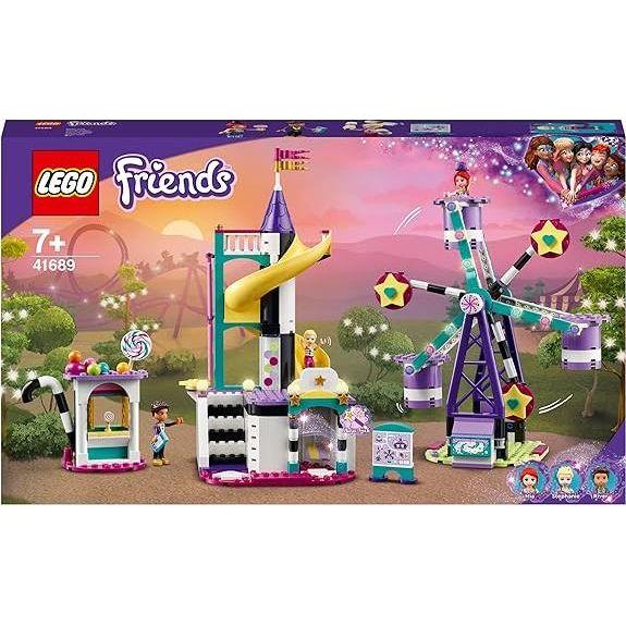 Rosy Brown LEGO Friends Magical Ferris Wheel and Slide 41689 - Carnival Set THE DREAM FACTORY 81wOUZGl-NL._AC_SY355.jpg Building and Construction