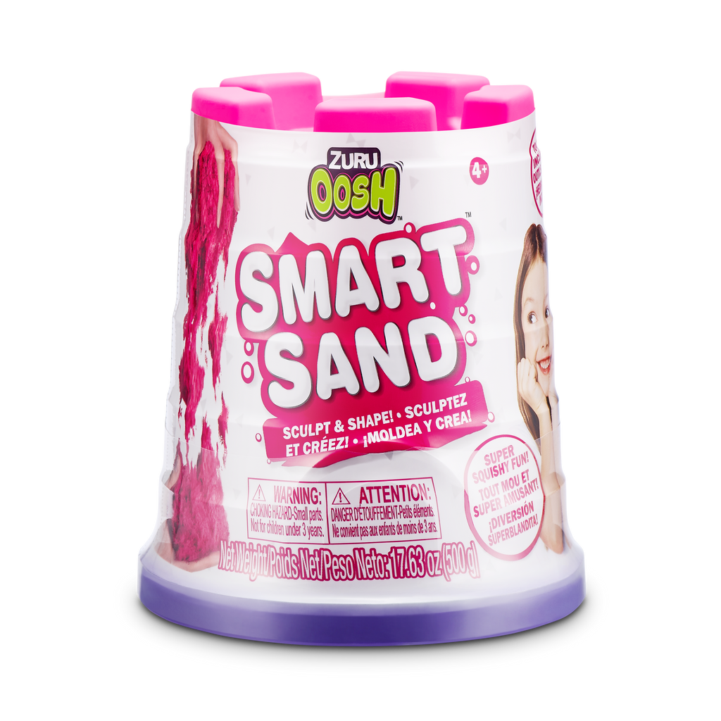Lavender Oosh Moldable Smart Sand Series 1 8608 (Small) by ZURU HALSON ENTERPRISE 8608_OOSH-SAND-SERIES1SmartSandNeonPink_01.png Stationary, Arts and Crafts
