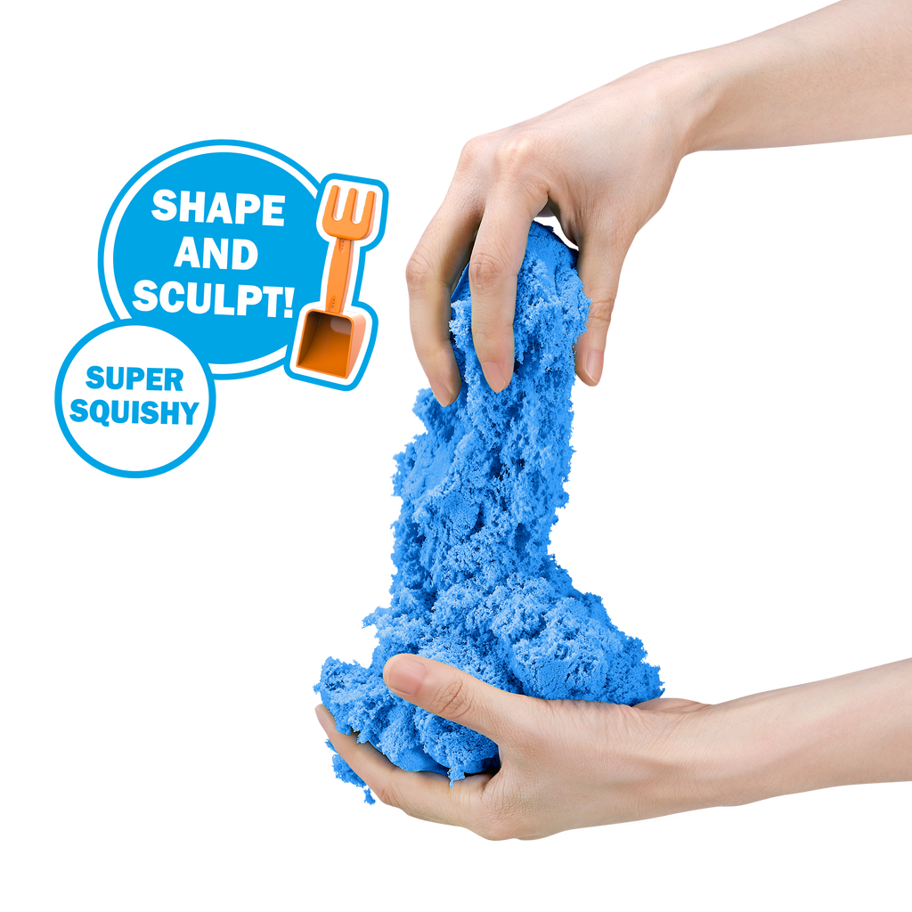 Gray Oosh Moldable Smart Sand Series 1 8608 (Small) by ZURU HALSON ENTERPRISE 86108-86109_-8608-OOSH-SmartSand_OOPFeaturehighlights_01.png Stationary, Arts and Crafts