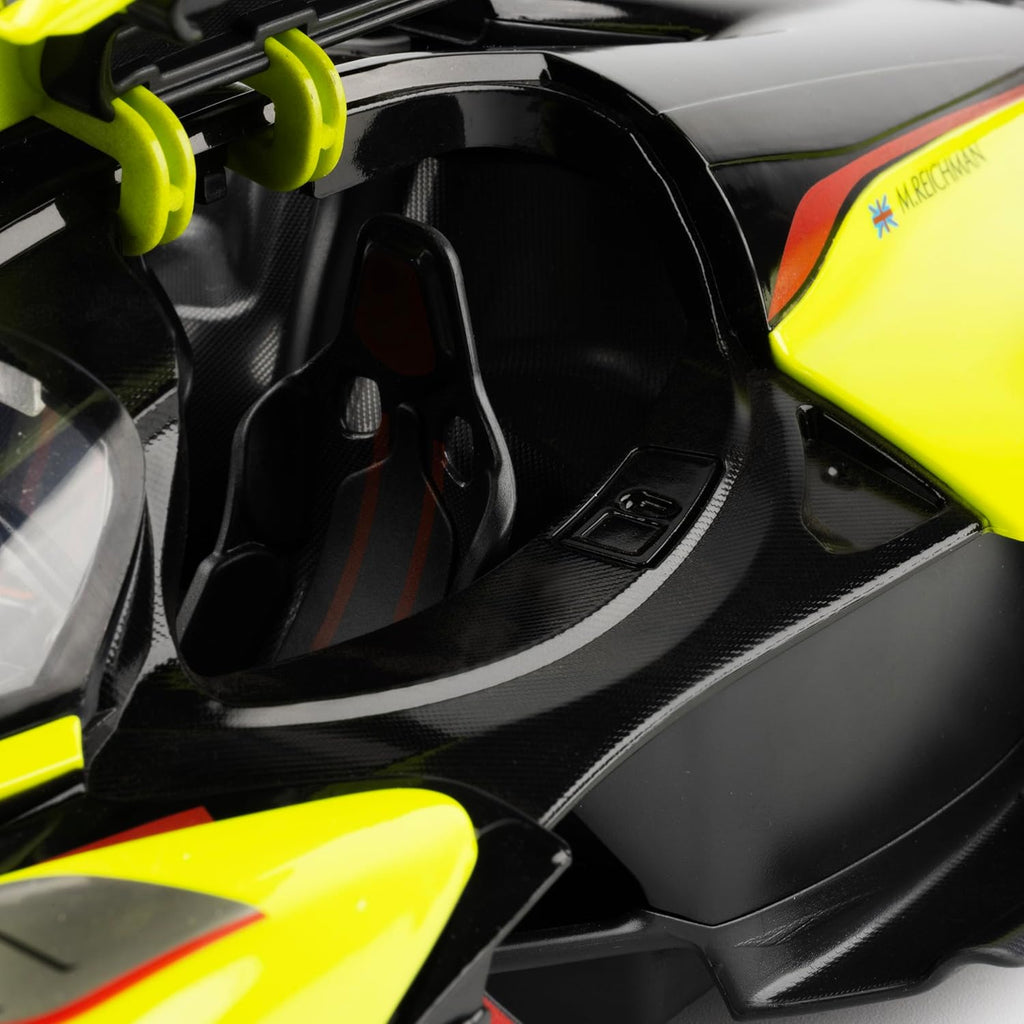 Light Goldenrod Aston Martin Valkyrie RC Car - 2.4GHz Remote Control Car for Kids & Adults - Convertible Doors & Detailed Interior - Rechargeable Battery - Ages 6+ - Scale 1:12 - Lime Green HALSON ENTERPRISE 8_d3e98b44-a935-4fcf-bd8d-cee88f846956.jpg Vehicles and Remote Control Toys