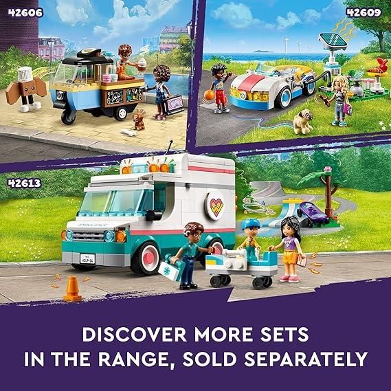 Dark Slate Gray LEGO Hot Dog Food Truck 42633 - Tasty Food Play Set Toyzoona 9121sJqZLQL._AC_SX569.jpg Building Sets and Construction Toys