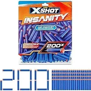 Dark Slate Blue Zuru X Shot Insanity 36624 - 200 Dart Refill Pack Toyzoona 912dkPU1rOL.__AC_SX300_SY300_QL70_FMwebp.webp Battling Toys