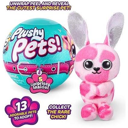 Dark Slate Blue 5 SURPRISE PLUSHY PETS SERIES 1 MYSTERY COLLECTIBLE CAPSULE 77167 BY ZURU Toyzoona 918-D8sQMsL._AC_SX425.jpg Plush