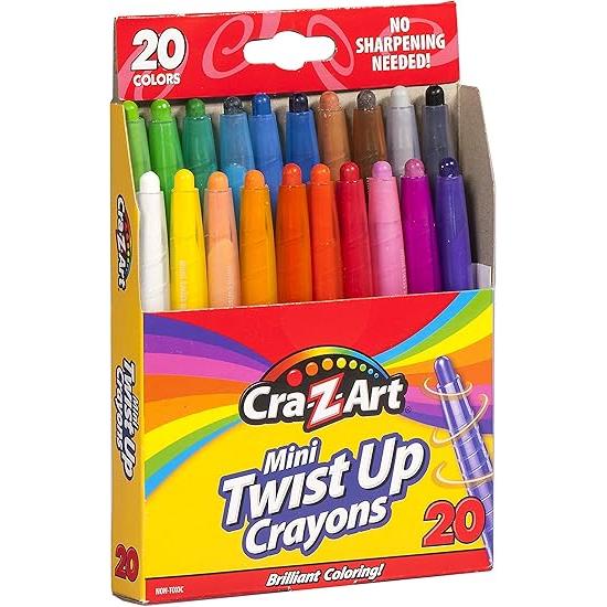 Dark Slate Gray Cra Z Art 20 Mini Twist Up Crayons Toyzoona 91DKxz2UxrL._AC_SY550.jpg Arts and Crafts