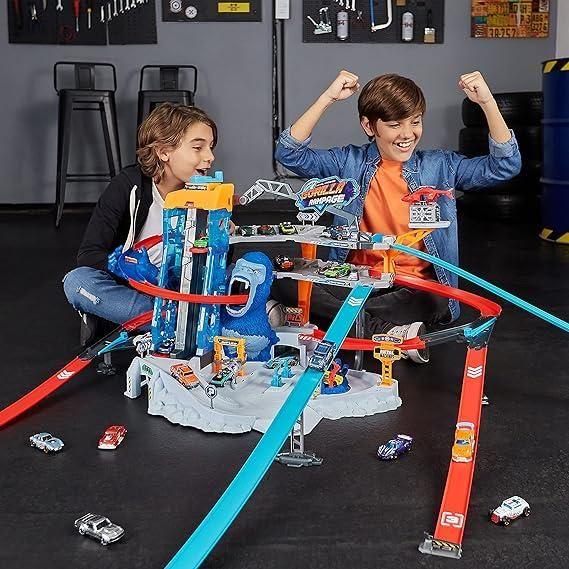 Dark Slate Gray Zuru Metal Machines Gorilla Attack 6726 - Wild Adventure Track Set Toyzoona 91QkBQJMpZL._AC_SX569.jpg Pretend Play and Play Sets