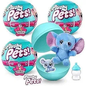 Light Gray 5 SURPRISE PLUSHY PETS SERIES 1 MYSTERY COLLECTIBLE CAPSULE 77167 BY ZURU Toyzoona 91TKFpuO5JL.__AC_SX300_SY300_QL70_FMwebp.webp Plush