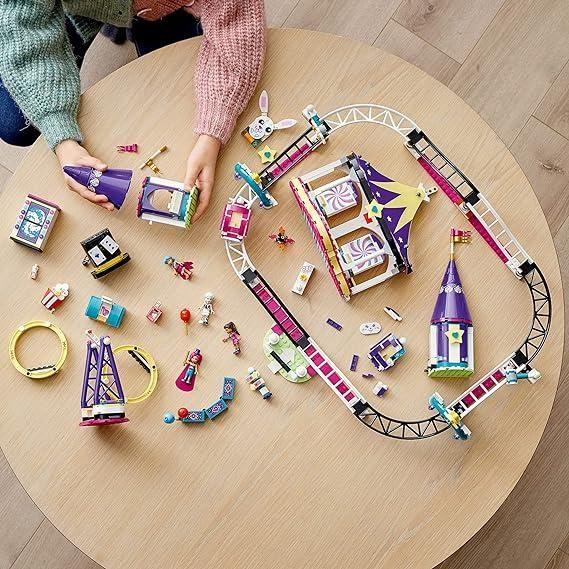 Tan LEGO Friends Magical Funfair Roller Coaster 41685 - Carnival Fun THE DREAM FACTORY 91TyFclX4pL._AC_SX569__1.jpg Building and Construction