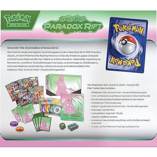 Light Gray Pokemon Paradox Rift Elite Trainer Box Online Purchase 91kMK4aMOIL._SX522.jpg Collectible Trading Cards