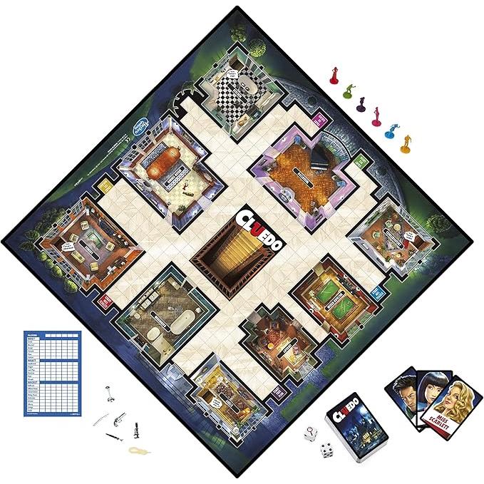Light Gray Cluedo Classic Mystery Game Nairobi Toys House K Limited 91tOjD1uy2L._AC_SX679.jpg Games and Puzzles