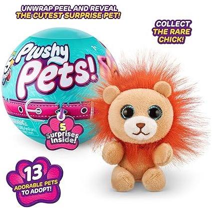 Light Gray 5 SURPRISE PLUSHY PETS SERIES 1 MYSTERY COLLECTIBLE CAPSULE 77167 BY ZURU Toyzoona 91ytpVgidjL._AC_SX425.jpg Plush