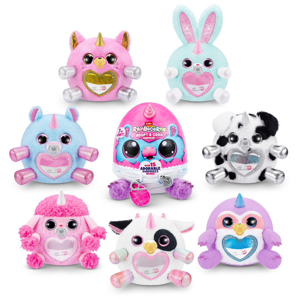 Light Gray Rainbocorns Adopt-A-Corn Surprise 92105 by ZURU Toyzoona 92105_RAINBOCORN-ADOPT-A-CORN_SURPRISE_OOP_2.png Dolls and Accessories