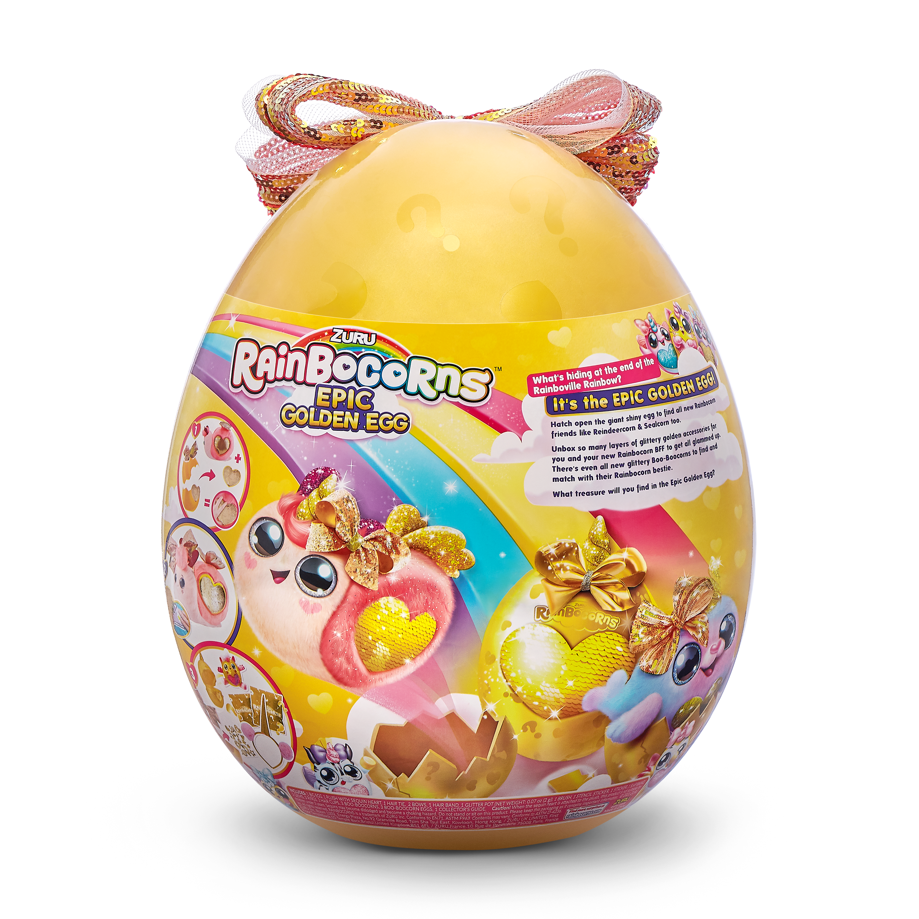 Zuru Big Giant Egg Surprise Get Zuru Rainbocorns Golden Egg Toy