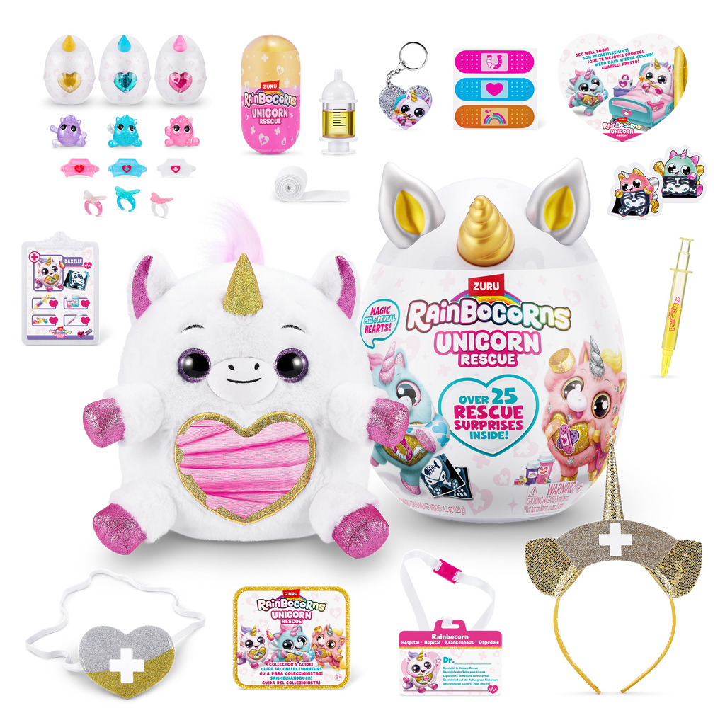 Misty Rose Rainbocorns Unicorn Rescue Surprise 9262 by ZURU HALSON ENTERPRISE 9262D_RAINBOCORNS-BIG_SURPRISE-SERIES_4_Ecommerce_Hero.png Dolls and Playsets