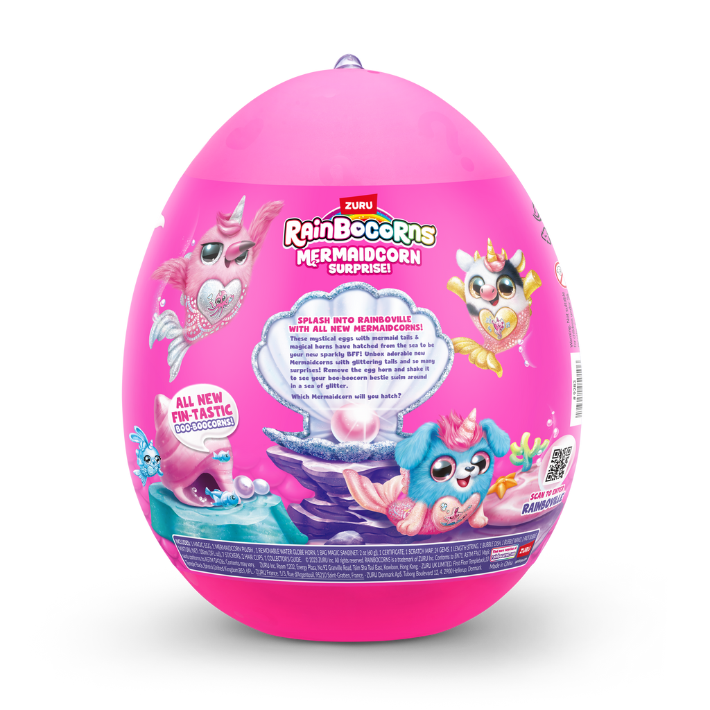 Hot Pink Rainbocorns Mermaidcorn Surprise 9283 by ZURU Toyzoona 9283_RAINBOCORNS-MERMAIDCORN_SURPRISE-SERIES_7_Plush_Medium_Cyan_04.png Dolls and Playsets