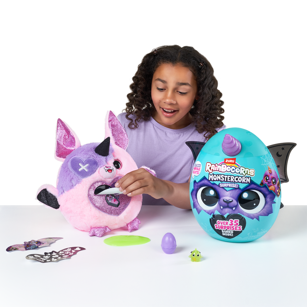 Dark Slate Gray Rainbocorns Monstercorn Surprise 9297 by ZURU Toyzoona 9297_RAINBOCORNS_MONSTERCORN_LIFESTYLE_ANGLE2__2.png Dolls and Accessories