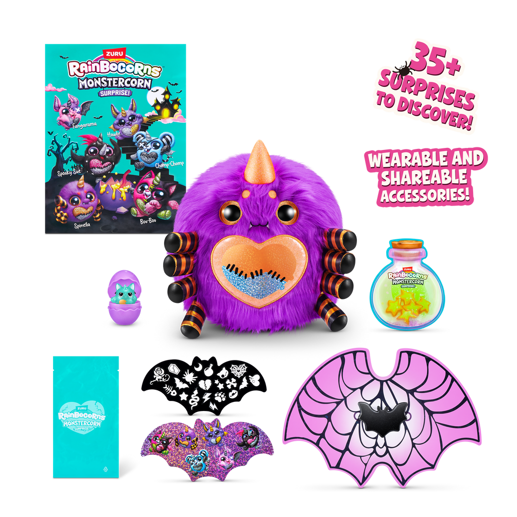 Dark Cyan Rainbocorns Monstercorn Surprise 9297 by ZURU Toyzoona 9297_RAINBOCORNS_MONSTERCORN_SERIES1_GRAPHIC_HER0__01.png Dolls and Accessories