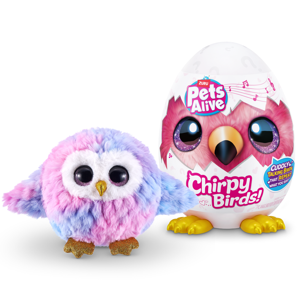 Lavender Pets Alive Chirpy Birds 9537 by ZURU Toyzoona 9537_PETS_ALIVE-CHIRPY_BIRDS-SERIES_1_Ecommerce_Hero_02.png Dolls and Accessories