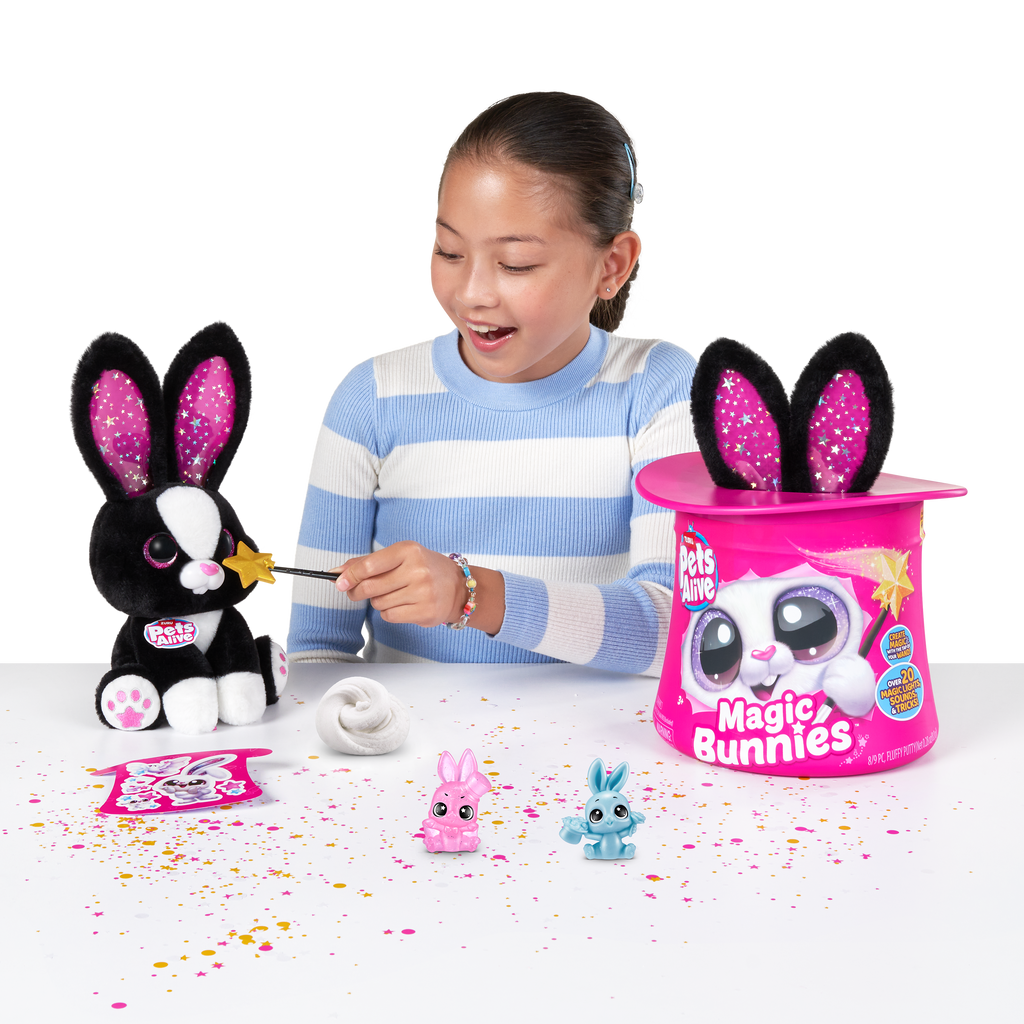 Lavender Pets Alive Magic Bunnies 9549 by ZURU Toyzoona 9549_PETS_ALIVE_MAGIC_BUNNIES_LIFESTYLE_3A.png Dolls and Accessories