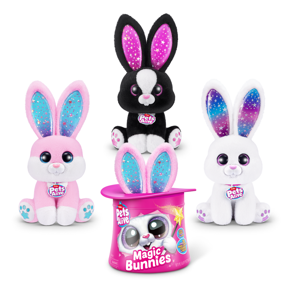 Dark Slate Gray Pets Alive Magic Bunnies 9549 by ZURU Toyzoona 9549_PETS_ALIVE_MAGIC_BUNNIES_OOP_2A.png Dolls and Accessories