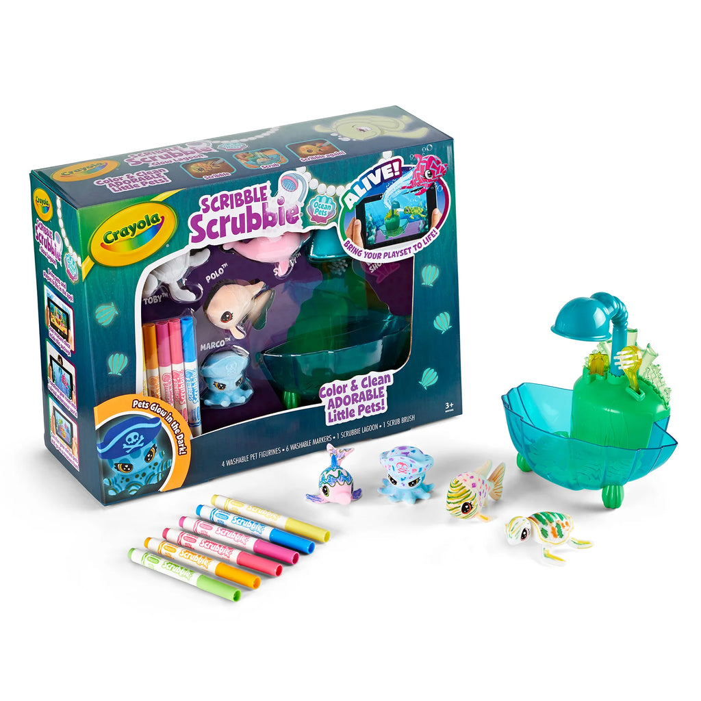 Light Gray Crayola Washimals Ocean Pets Lagoon Set HALSON ENTERPRISE BIN747507_5.webp Arts and Crafts