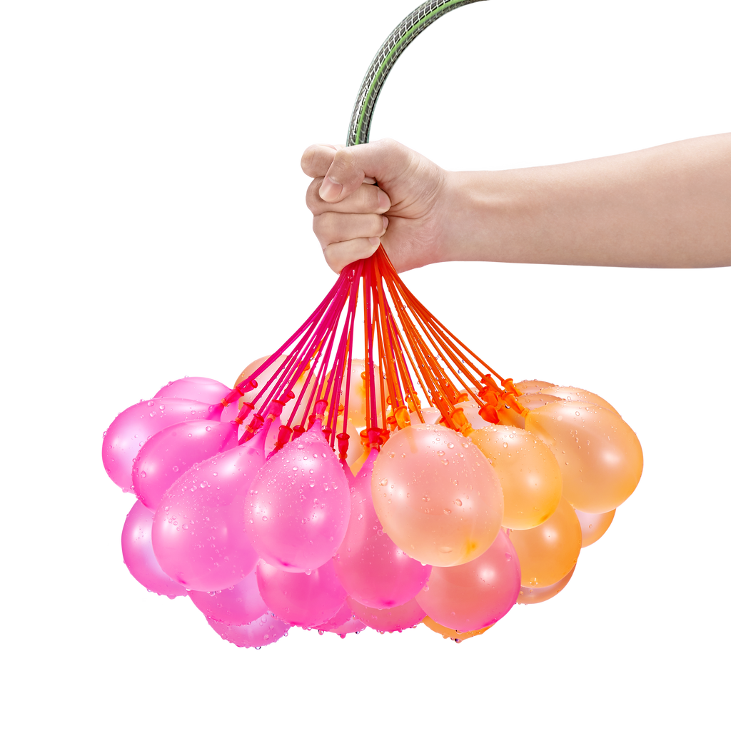 Dark Salmon Bunch O Balloons Tropical Party 100+ Rapid-Filling Self-Sealing Water Balloons (3 Pack) 56480 by ZURU HALSON ENTERPRISE BUNCHOBALLOONS-TROPICALPARTY_01.png Outdoor and Active Play