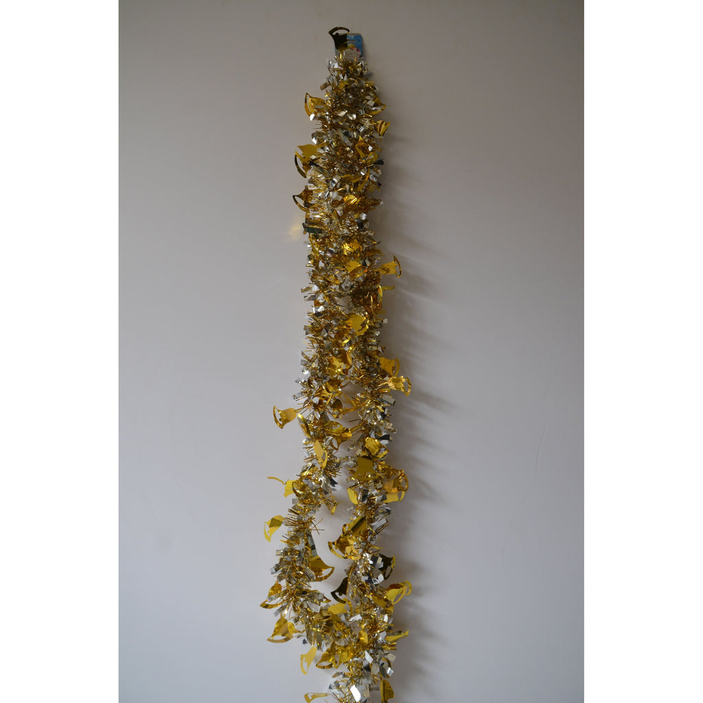 Light Slate Gray Gold Bell Silver Garland Christmas Decor Toyzoona CR118.jpg Seasonal
