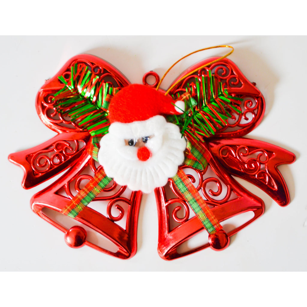 Firebrick Christmas Bell Santa Red Christmas Decor Toyzoona CR128.jpg Seasonal
