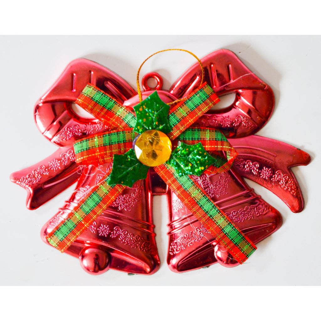Firebrick Small Red Bells Christmas Decor Toyzoona CR142.jpg Seasonal