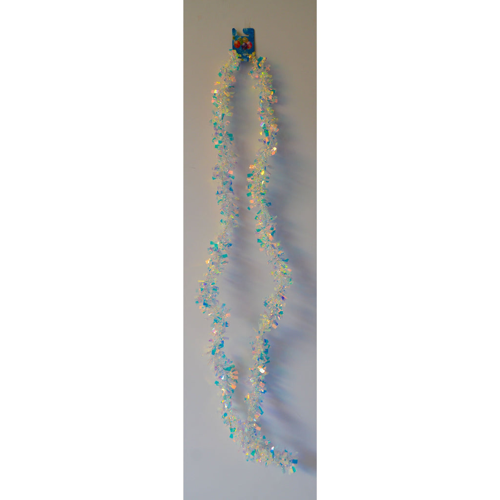 Light Slate Gray White Gold Garland Christmas Decor Toyzoona CR97.jpg Seasonal