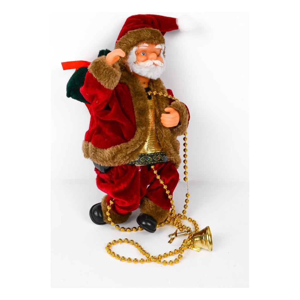 Dark Red Santa Climbing on Chain Christmas Decor Toyzoona DSC_4696.jpg Seasonal