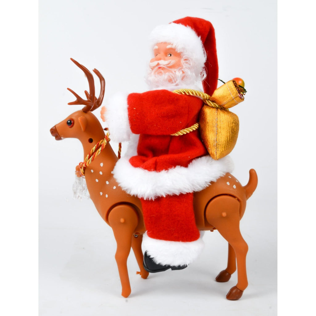 Firebrick Santa on Reindeer Christmas Decor Toyzoona DSC_4699.jpg Seasonal