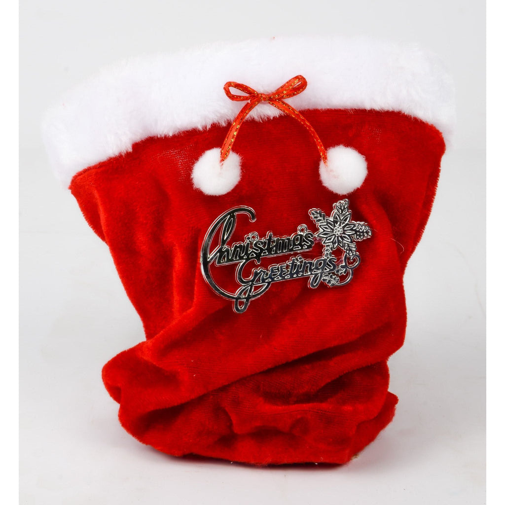 Dark Red Santa in Sack Christmas Decor Toyzoona DSC_4711.jpg Seasonal