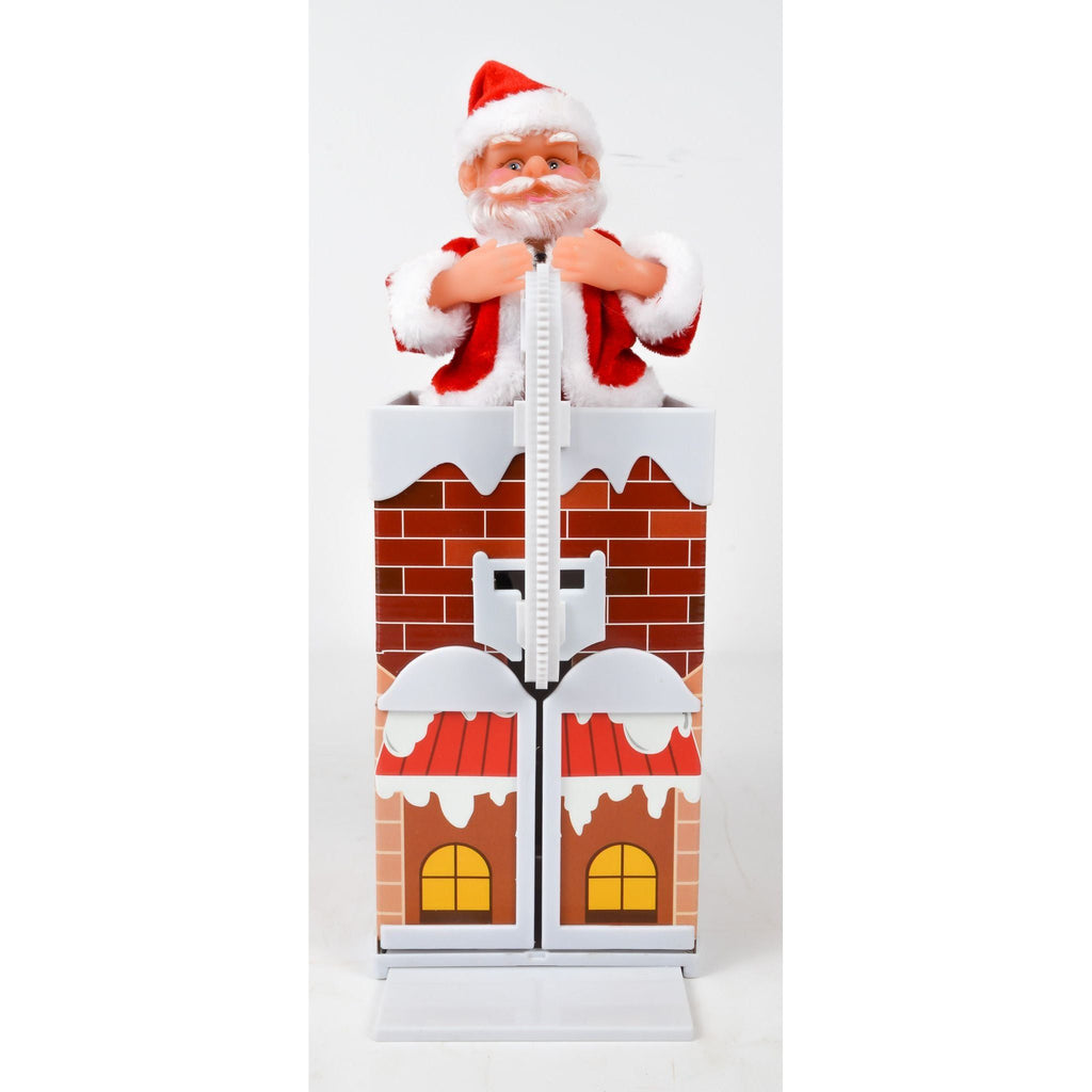 Light Gray Santa Chimney Christmas Decor Toyzoona DSC_4721.jpg Seasonal