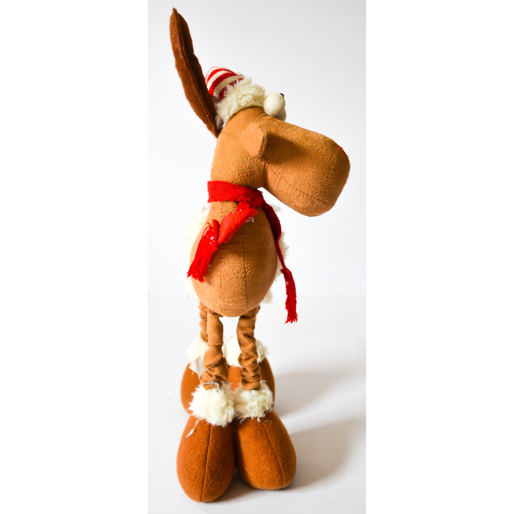 Saddle Brown Large Moose Striped Hat Christmas Decor Toyzoona DSC_4811.jpg