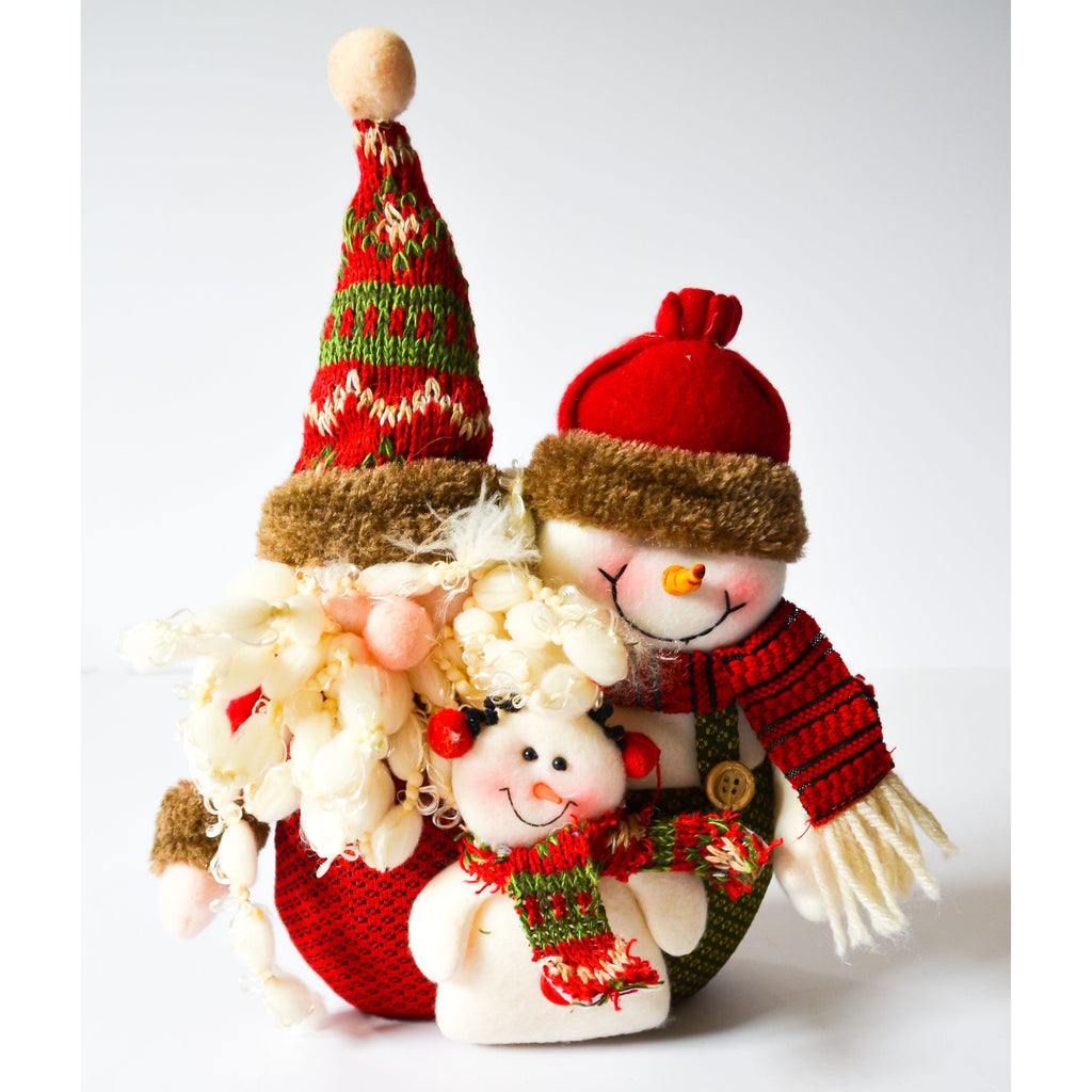 Antique White Santa with Snowman Christmas Decor Toyzoona DSC_4832.jpg