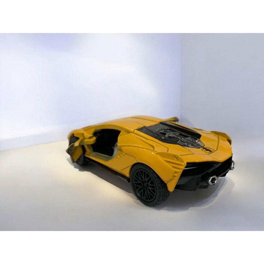 Light Gray Die Cast Lamborghini Sian Yellow 12cm HALSON ENTERPRISE IMG_4664-Photoroom.jpg Vehicles and Remote Control Toys