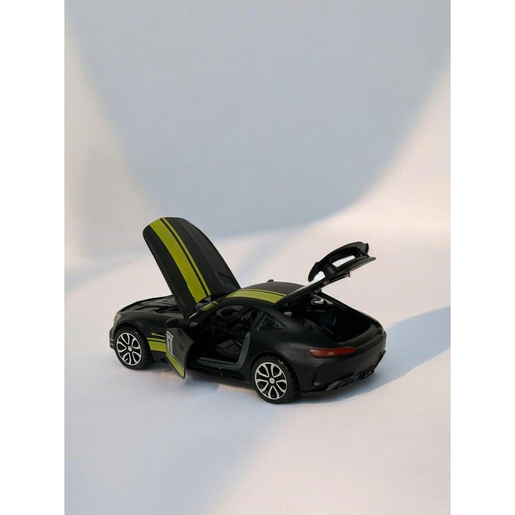 Gray Die Cast SLS Mercedes Black Yellow 12cm HALSON ENTERPRISE IMG_4768-Photoroom.jpg Vehicles and Remote Control Toys