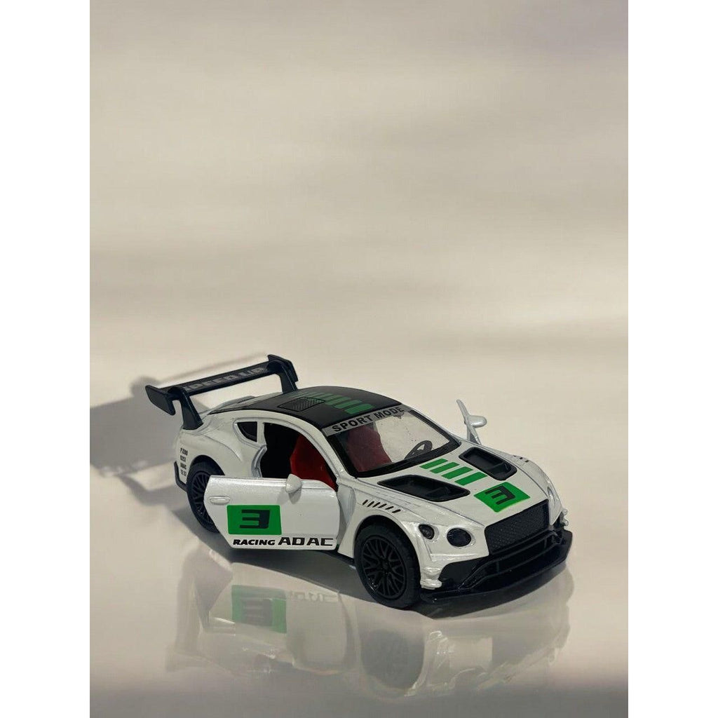 Gray Die Cast Bentley Racing White Gold 12cm HALSON ENTERPRISE IMG_4877-Photoroom.jpg Vehicles and Remote Control Toys