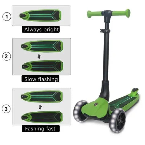 Dark Slate Gray Lamborghini Scootie L3 Small Green – Exciting Ride-On Toy HALSON ENTERPRISE L3_green_1.webp Outdoor and Active Play