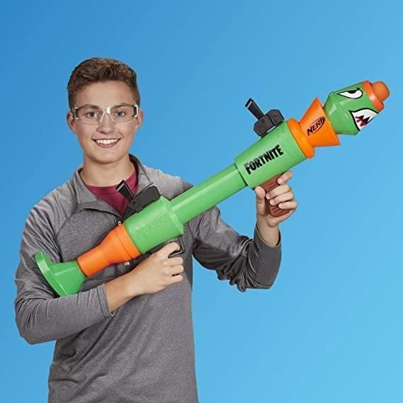Cornflower Blue Nerf Fortnite Rocket Blaster for Kids – Model E7511 Toyzoona LegoE7511NerFortnite.jpg Building and Construction