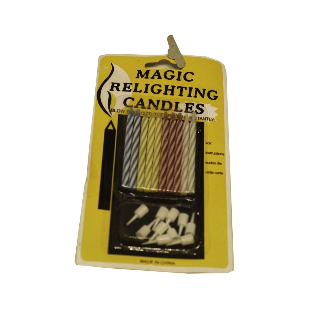 Dark Khaki Magic Relighting Candles Toyzoona MagicRelightingCandles_1.jpg