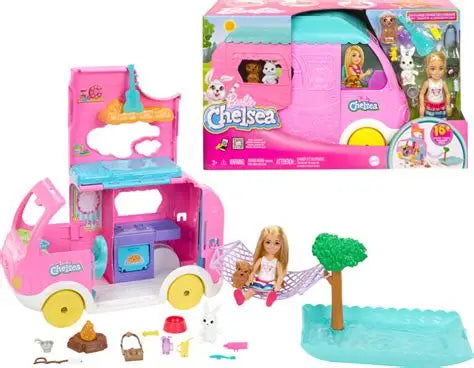 Thistle Barbie Toy Camper And Chelsea Doll Play HALSON ENTERPRISE OIP.webp Dolls and Accessories