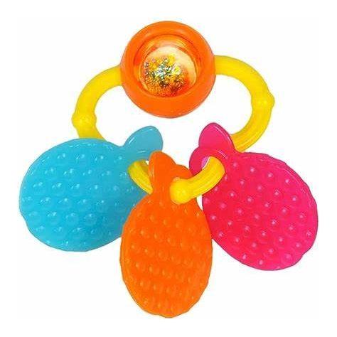 Light Sea Green Orange Teether Rattle Sunmatt Limited OIP_5bb406b7-6a36-4066-ba71-14680515030d.jpg Infant Toys