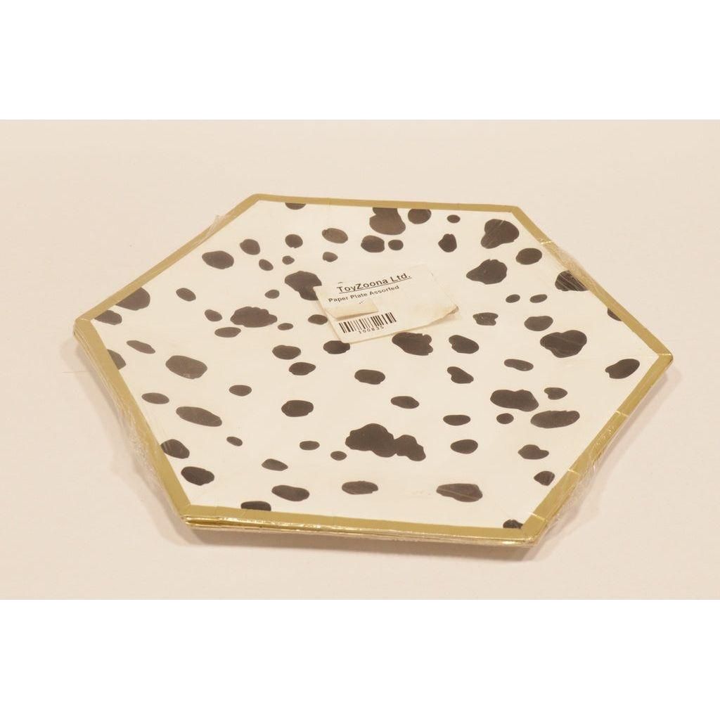 Bisque Paper Plate Assorted Toyzoona PaperPlateAssorted.jpg Gift, Party Goods & Wrapping Paper