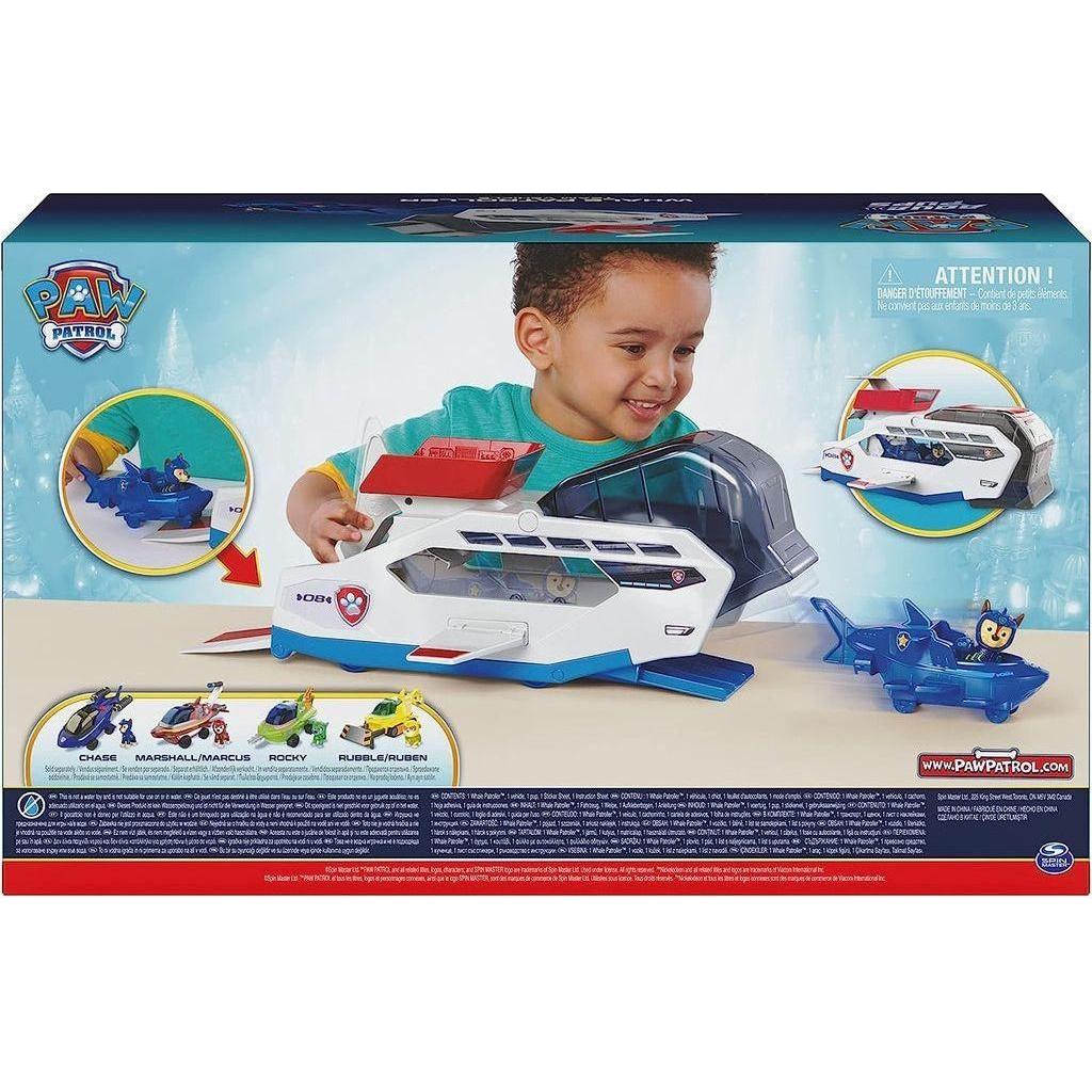 Light Gray Paw Patrol Aqua Pup Whale Patroller Online Purchase PawPatrolAquaPupWhalePatrollerTeam_7.jpg Pretend Play and Play Sets
