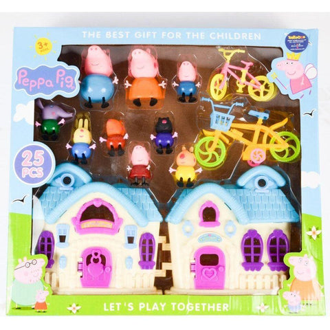 Lavender Peppa Pig Playhouse HALSON ENTERPRISE peppa-pig-playhouse-toyzoona.jpg Dolls and Playsets
